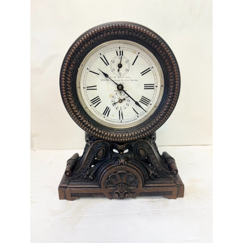 Antique Geo. W. Welsh's Son Seth Thomas Mantle Clock
